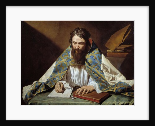 Portrait of Saint Ambrose by Mathias Stomer