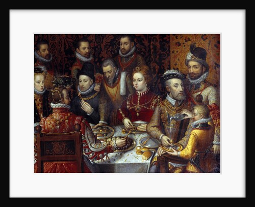 The banquet of the Monarchs by Alonso Sanchez Coello