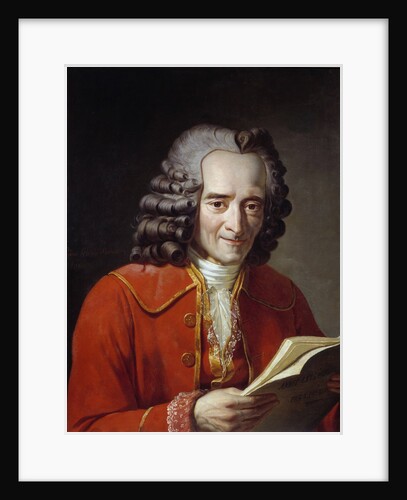 Portrait of Voltaire by Augustin Pajou