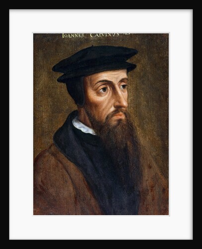 Portrait of John Calvin by Anonymous