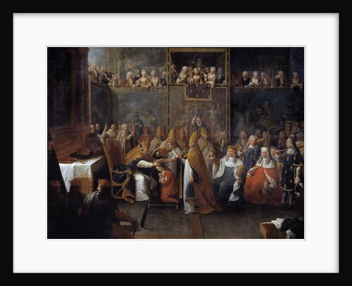 The coronation of Louis XV by Pierre Subleyras