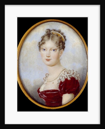 Portrait of Empress Marie Louise of Austria by Anonymous