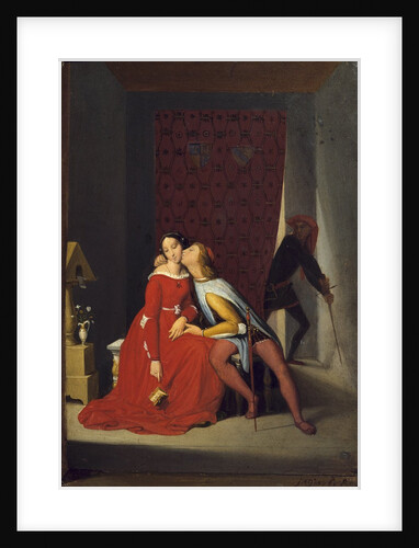 Francesca Da Rimini and Paolo Malatesta by Jean-Auguste-Dominique Ingres
