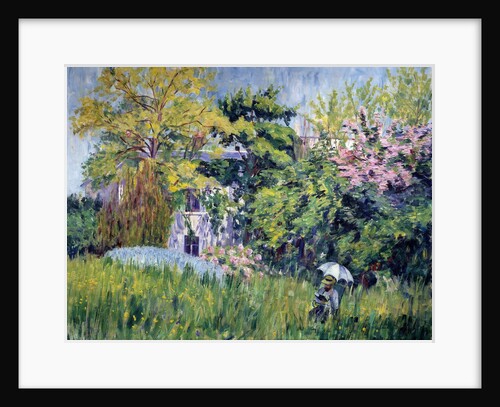 The garden at Bonnieres by Georgette Agutte