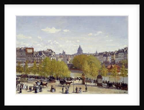 The Quai du Louvre in Paris by Claude Monet