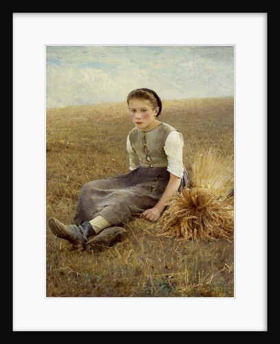 The little gleaner by Hugo Salmson