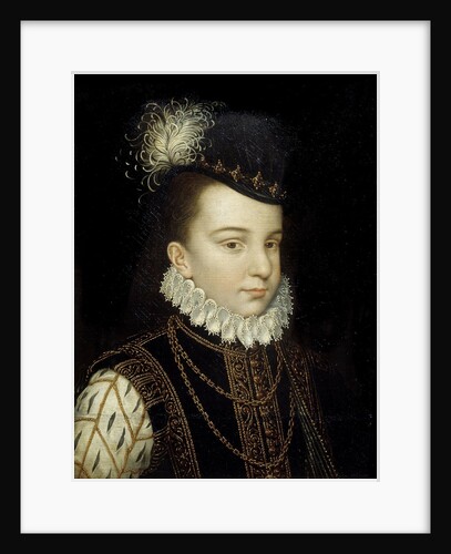 Portrait of Francois Hercule of France by workshop of Francois Clouet by Anonymous