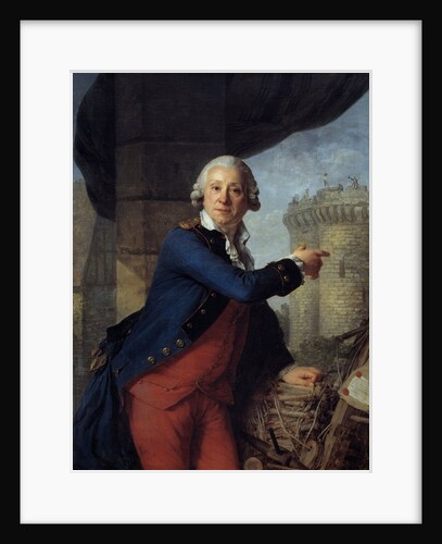 Portrait of Jean Henri Masers de Latude by Antoine Vestier