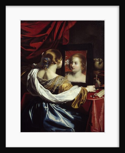 Vanity or Young woman at her toilet by Nicolas Regnier