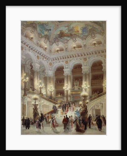 The staircase of the Opera Garnier by Louis Beroud