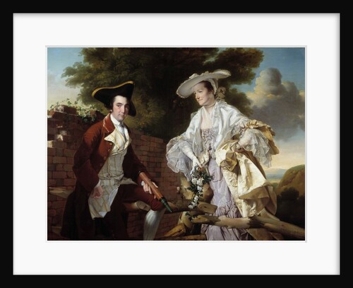 Portrait of Peter Perez Burdett and his wife Hannah by Joseph Wright of Derby