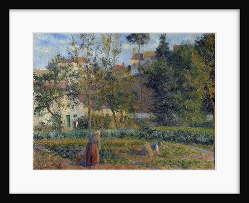 Vegetable Garden at the Hermitage, Pontoise by Camille Pissarro