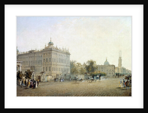 View of Nevsky Prospekt in Saint Petersburg by Vasily Sadovnikov
