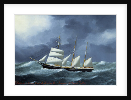 Three masted ship: the Themis by Eugene Grandin