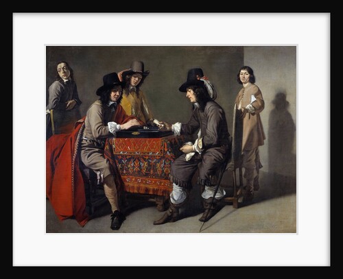 Tric Trac players by Mathieu Le Nain