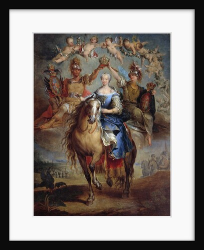 Portrait of Maria Theresa of Austria by Francois Eisen