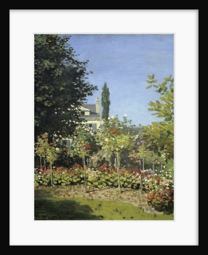Flowering garden at Sainte Adresse by Claude Monet