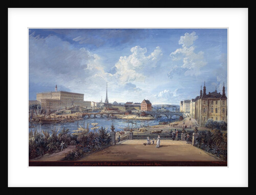 View of Stockholm by Elias Martin