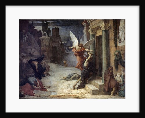 The Plague in Rome by Jules Elie Delaunay