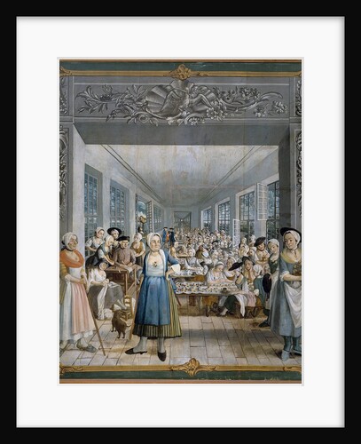 Wetter Brothers textile factory in Orange in 1764 by Joseph Gabriel Rossetti