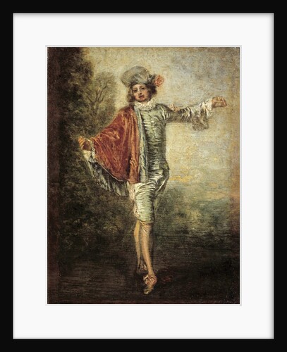 The Indifferent man by Jean Antoine Watteau