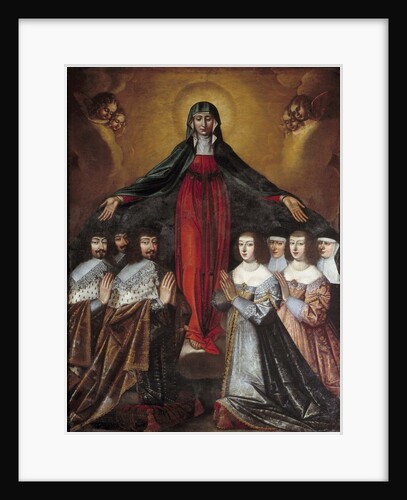 The Ducal family under the protection of Notre Dame de Bonsecours by Anonymous