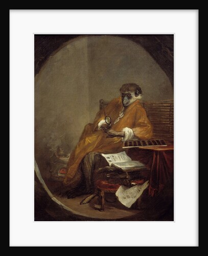 The Monkey Antiquarian by Jean Baptiste Simeon Chardin