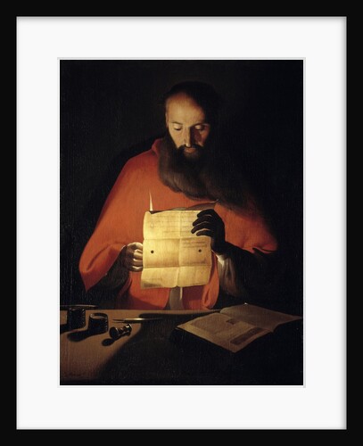 Saint Jerome reading by Georges de La Tour