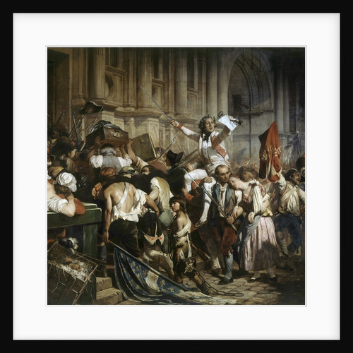 The Conquerors of the Bastille before the Hotel de Ville in 1789 by Anonymous