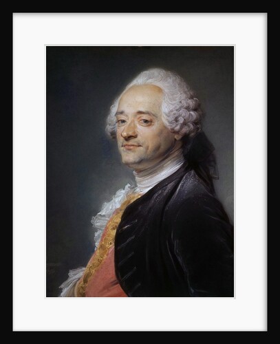 Portrait of the painter Maurice Quentin Delatour by Jean-Baptiste Perroneau