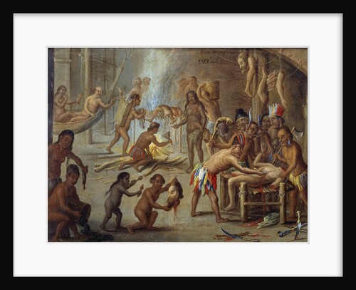 Scene of cannibalism in Brazil in 1644 by Jan van Kessel