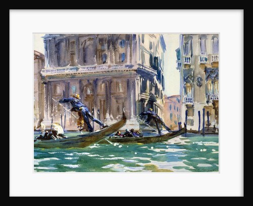 View of the Grand Canal in Venice by John Singer Sargent