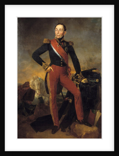 Portrait of Marquis Emmanuel de Grouchy by Jean Sebastien Rouillard