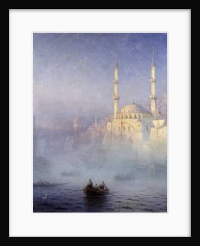 Constantinople, the mosque Tophane by Ivan Constantinovich Aivazowski