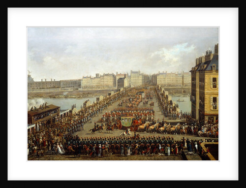 The Imperial procession returning to Notre-Dame for the sacred ceremony by Jacques Bertaux