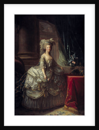 Portrait of Queen Marie Antoinette by Elisabeth Vigee-Lebrun
