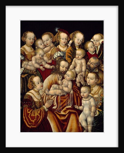 Christ blessing children by Master HB of the Griffon's Head by Anonymous