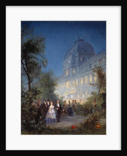 Evening Party at the Tuileries for the International Exposition by Pierre Tetar Van Elven