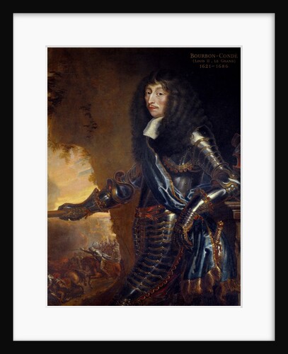 Portrait of Louis II de Bourbon, the Grand Conde by Justus Van Egmont