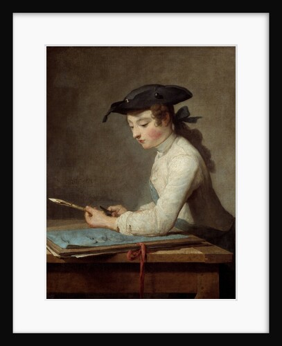 The Young Draughtsman by Jean Baptiste Simeon Chardin