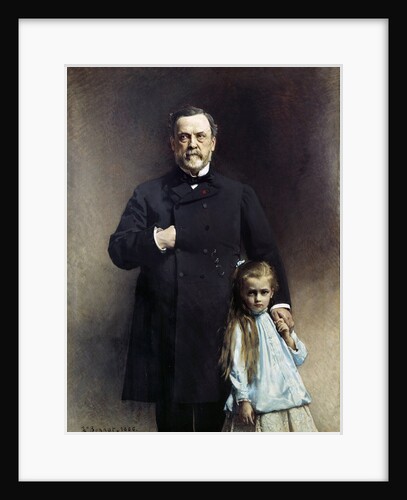 Portrait of Louis Pasteur with his grand-daughter by Leon Bonnat
