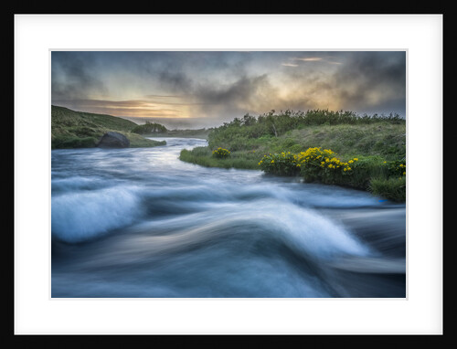 Laxa river in Thingeyjarsysla, Iceland by Anonymous