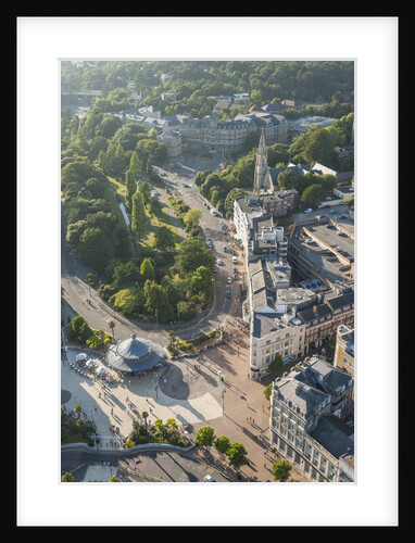 View of the town from panoramic balloon by Anonymous