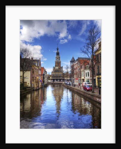 Canal Scenes in the city of Alkmaar by Anonymous