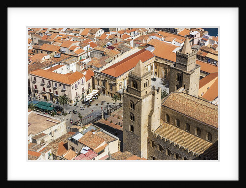 The roofs of old town and the towers of the Duomo (Cathedral) from the Rocca (fortress) by Anonymous