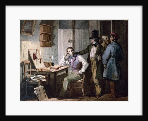The evening or The student, by Jules David