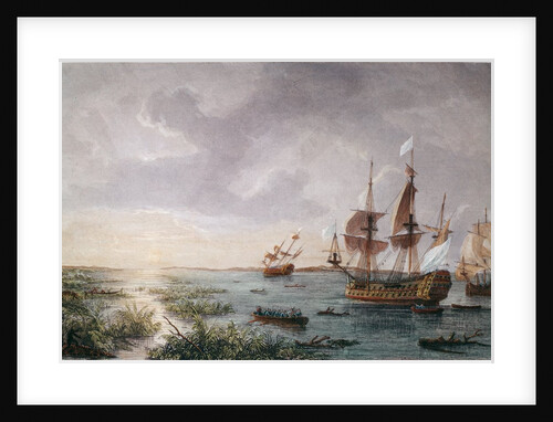 The french explorer Rene Robert Cavelier, Sieur de La Salle disc by Anonymous