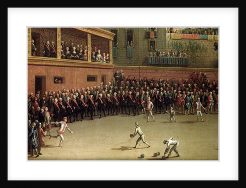 The handball game by Pietro Fabris