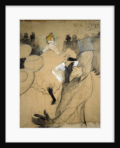 The Moulin Rouge, with La Goulue and Valentin le Desosse by Henri de Toulouse-Lautrec