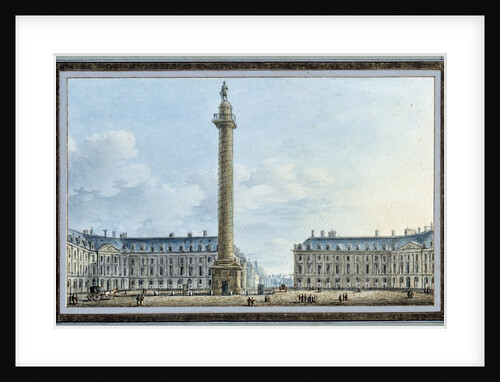 View of the Vendome column, Paris by Anonymous